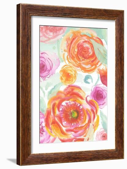 Colorful Roses II-Elizabeth Medley-Framed Art Print