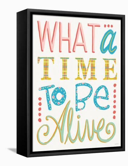 Colorful Sayings VI-Anne Tavoletti-Framed Stretched Canvas