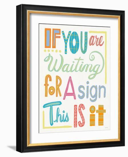 Colorful Sayings VII-Anne Tavoletti-Framed Art Print