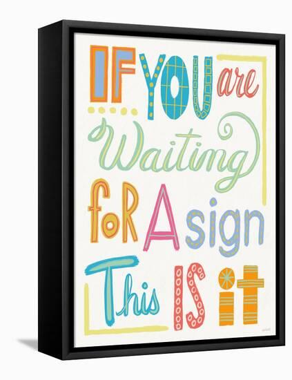 Colorful Sayings VII-Anne Tavoletti-Framed Stretched Canvas