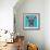 Colorful Schnauzer-Carolee Vitaletti-Framed Art Print displayed on a wall