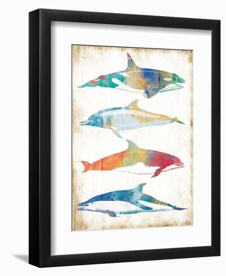 Colorful Sea Life-Milli Villa-Framed Art Print