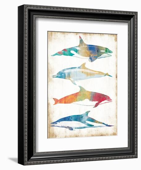 Colorful Sea Life-Milli Villa-Framed Art Print