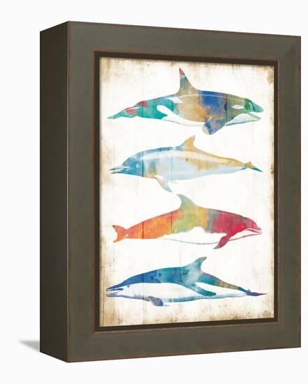 Colorful Sea Life-Milli Villa-Framed Stretched Canvas