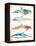 Colorful Sea Life-Milli Villa-Framed Stretched Canvas