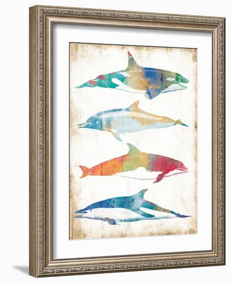 Colorful Sea Life-Milli Villa-Framed Premium Giclee Print