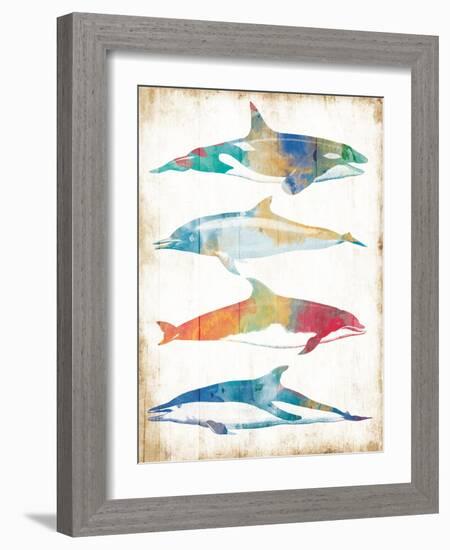 Colorful Sea Life-Milli Villa-Framed Premium Giclee Print