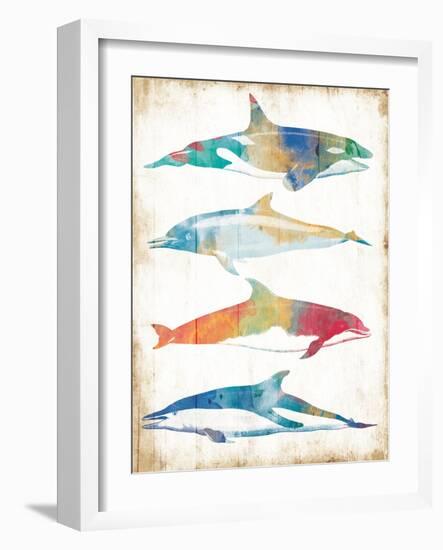 Colorful Sea Life-Milli Villa-Framed Premium Giclee Print