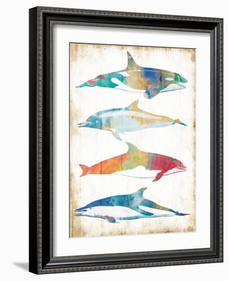 Colorful Sea Life-Milli Villa-Framed Premium Giclee Print