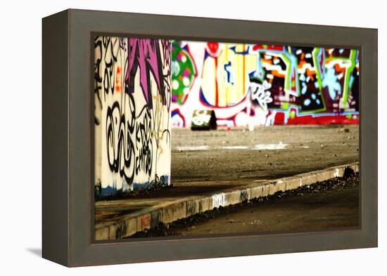 Colorful Selective Focus Graffiti Concept-sammyc-Framed Premier Image Canvas