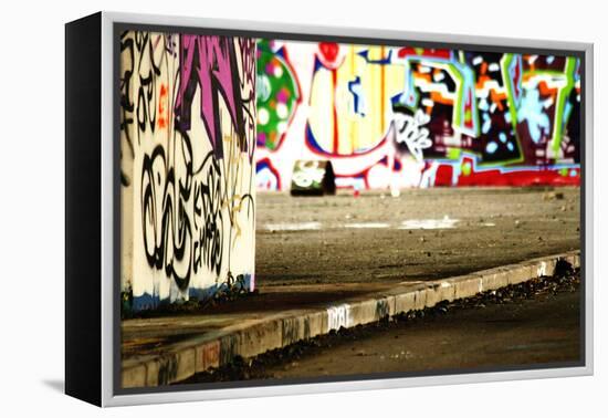 Colorful Selective Focus Graffiti Concept-sammyc-Framed Premier Image Canvas