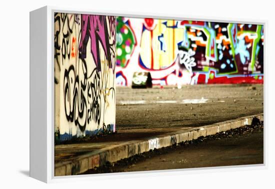 Colorful Selective Focus Graffiti Concept-sammyc-Framed Premier Image Canvas
