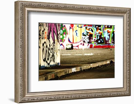 Colorful Selective Focus Graffiti Concept-sammyc-Framed Photographic Print