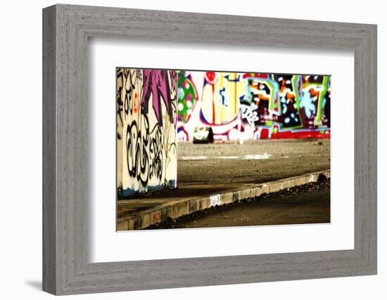 Colorful Selective Focus Graffiti Concept-sammyc-Framed Photographic Print