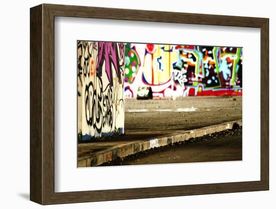 Colorful Selective Focus Graffiti Concept-sammyc-Framed Photographic Print