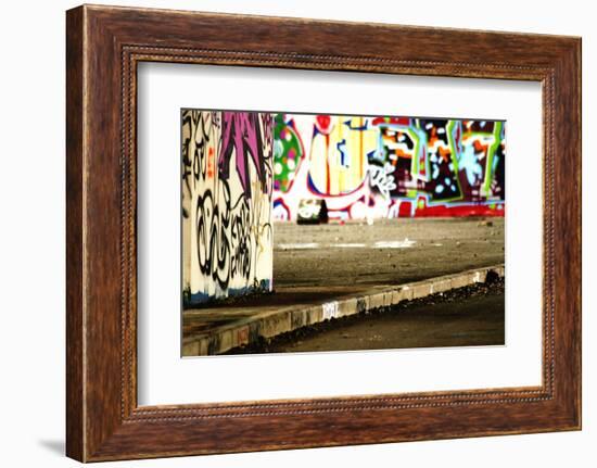 Colorful Selective Focus Graffiti Concept-sammyc-Framed Photographic Print