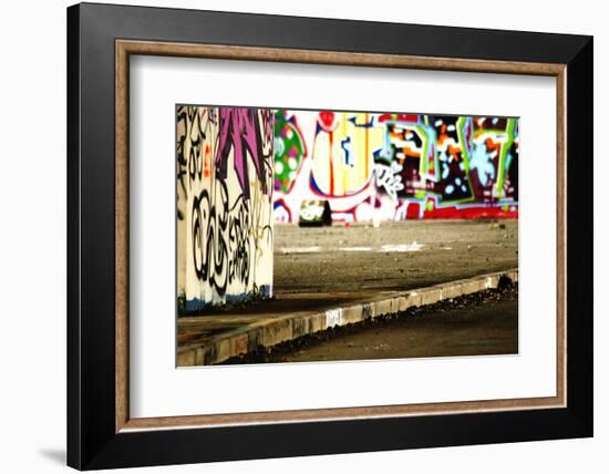 Colorful Selective Focus Graffiti Concept-sammyc-Framed Photographic Print