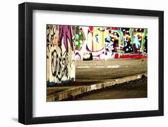 Colorful Selective Focus Graffiti Concept-sammyc-Framed Photographic Print