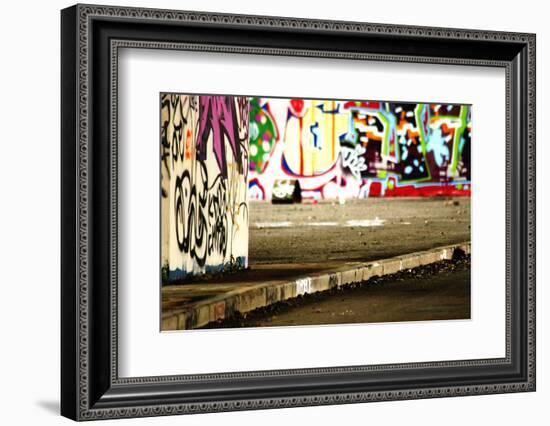 Colorful Selective Focus Graffiti Concept-sammyc-Framed Photographic Print