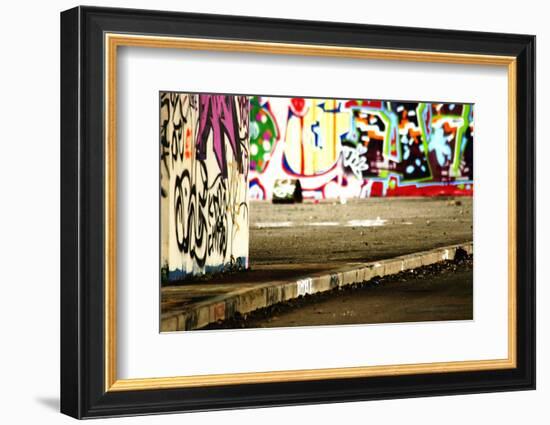 Colorful Selective Focus Graffiti Concept-sammyc-Framed Photographic Print