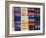 Colorful Shawls Displayed at Market, Quito, Ecuador-Arthur Morris-Framed Photographic Print