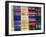 Colorful Shawls Displayed at Market, Quito, Ecuador-Arthur Morris-Framed Photographic Print