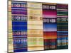 Colorful Shawls Displayed at Market, Quito, Ecuador-Arthur Morris-Mounted Photographic Print