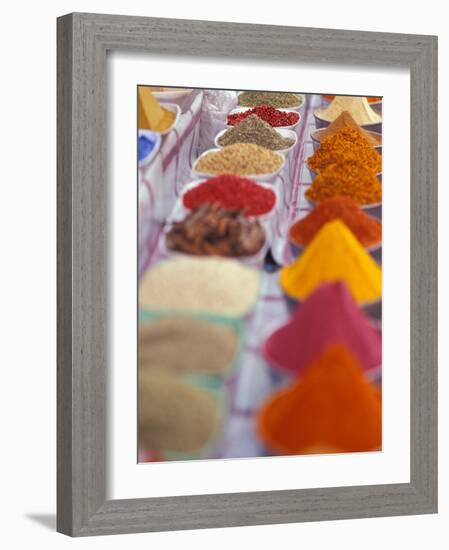 Colorful Spices in the Aswan Market, Egypt-Stuart Westmoreland-Framed Photographic Print