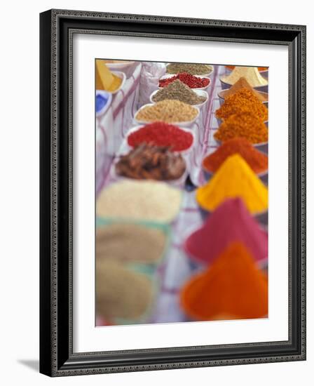 Colorful Spices in the Aswan Market, Egypt-Stuart Westmoreland-Framed Photographic Print