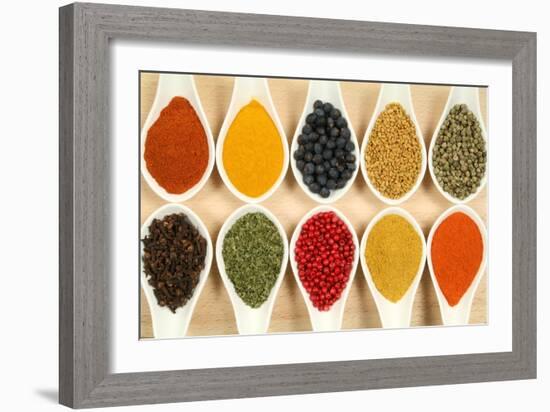 Colorful Spices-Fotokris-Framed Art Print