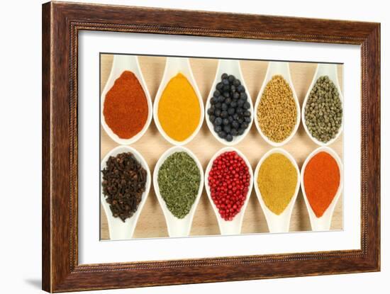 Colorful Spices-Fotokris-Framed Art Print