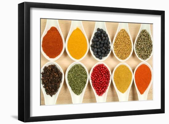 Colorful Spices-Fotokris-Framed Art Print