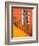 Colorful Stairs and House with Potted Plants, Guanajuato, Mexico-Julie Eggers-Framed Photographic Print