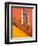 Colorful Stairs and House with Potted Plants, Guanajuato, Mexico-Julie Eggers-Framed Photographic Print