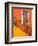 Colorful Stairs and House with Potted Plants, Guanajuato, Mexico-Julie Eggers-Framed Photographic Print