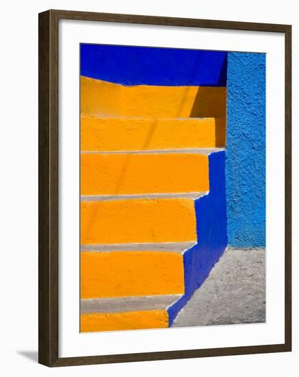 Colorful Stairs, Guanajuato, Mexico-Julie Eggers-Framed Photographic Print