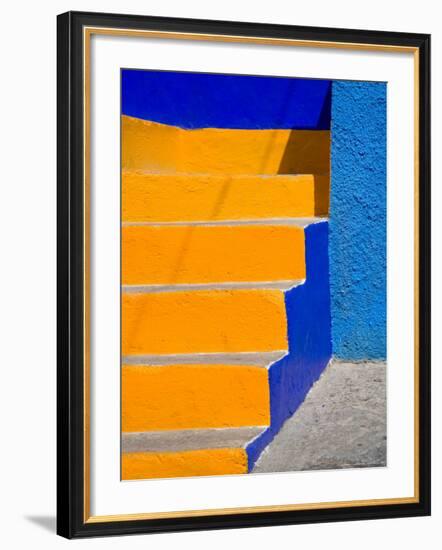 Colorful Stairs, Guanajuato, Mexico-Julie Eggers-Framed Photographic Print