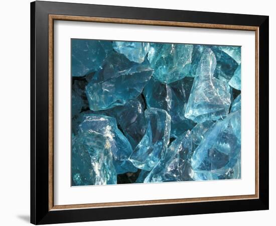Colorful Stone and Glass Mineral Shop by Zion National Park, Utah, USA-Walter Bibikow-Framed Photographic Print