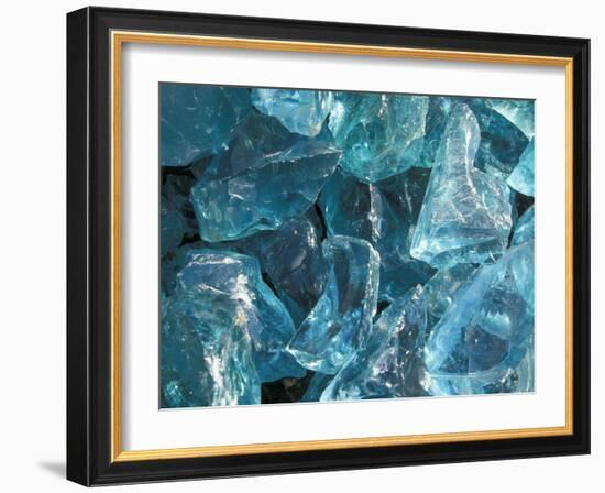 Colorful Stone and Glass Mineral Shop by Zion National Park, Utah, USA-Walter Bibikow-Framed Photographic Print