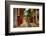 Colorful Street in Malcesine, Lombardy, Italy-George Oze-Framed Photographic Print