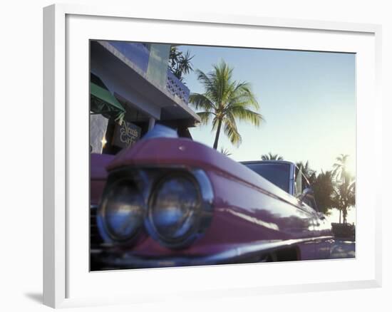 Colorful Street Life, South Beach, Miami, Florida, USA-Stuart Westmoreland-Framed Photographic Print