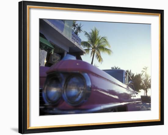 Colorful Street Life, South Beach, Miami, Florida, USA-Stuart Westmoreland-Framed Photographic Print