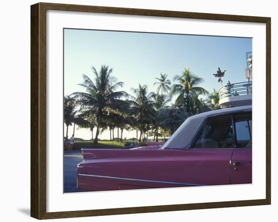 Colorful Street Life, South Beach, Miami, Florida, USA-Stuart Westmoreland-Framed Photographic Print