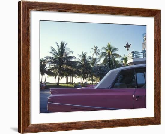 Colorful Street Life, South Beach, Miami, Florida, USA-Stuart Westmoreland-Framed Photographic Print