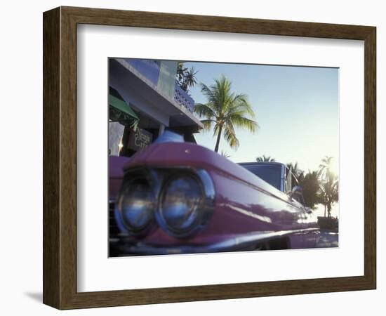 Colorful Street Life, South Beach, Miami, Florida, USA-Stuart Westmoreland-Framed Photographic Print