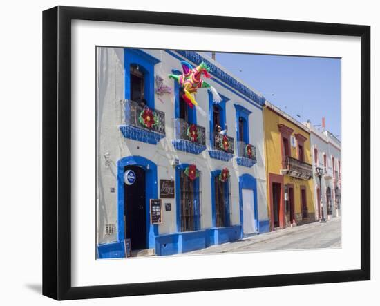 Colorful street, Oaxaca, Mexico, North America-Melissa Kuhnell-Framed Photographic Print