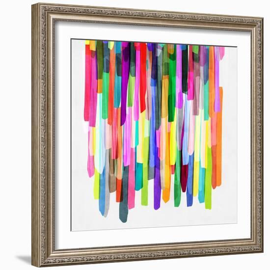 Colorful Stripes 4-Mareike Böhmer-Framed Giclee Print