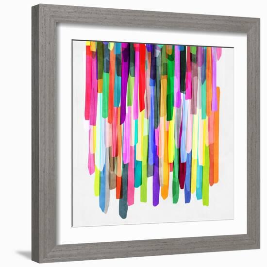 Colorful Stripes 4-Mareike Böhmer-Framed Giclee Print