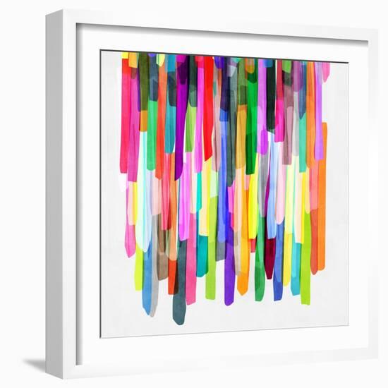 Colorful Stripes 4-Mareike Böhmer-Framed Giclee Print