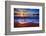 Colorful Sunrise with a Breaking Wave-West Coast Scapes-Framed Premium Photographic Print